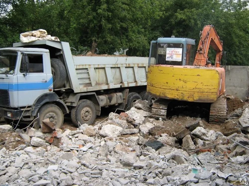 Вывоз бетонного боя и утилизация в Туймазы в октябре