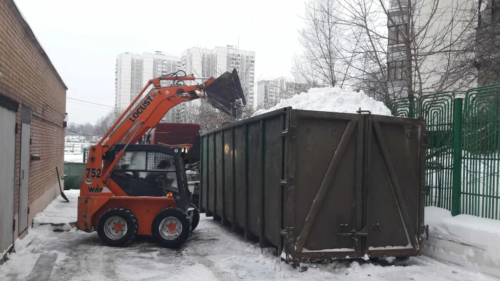 Вывоз снега контейнерами в Туймазы — цена от 3261 руб., заказать контейнер для снега в ПроМусор